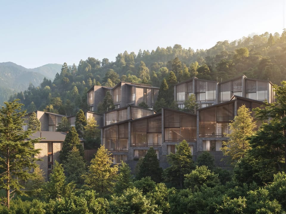 25 private villas above Encamp.